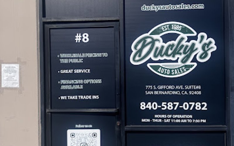 Ducky's Auto Sales — Used car dealer in San Bernardino